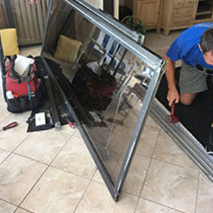sliding glass door frame repair Bellflower